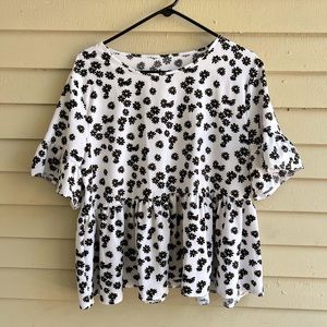 Daisy Peplum Top